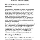 1 Was sind toxische Eltern? Die verschiedenen Gesichter toxischer Erziehung. Die unbequeme Wahrheit.