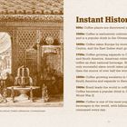 Instant History von Kaffee im 500er bis 2000er. Illustration eines türkischen Kaffeehauses aus dem 19. Jahrhundert in Konstantinopel.