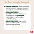 Don Bosco Verlag für Pädagogik: Praxisnähe, bekannte Produkte, erfahrene Autoren; rotes Logo unten rechts.