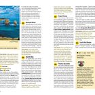 "Die Twelve Apostles sind eine von Australiens spektakulärsten Sehenswürdigkeiten." Links beeindruckende Küstenklippen.