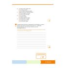 Texte im Bild: Fragen zu Jim und Schule; ein Abschnitt zu englischem Unterricht mit Anleitung; leere Linien für Antworten.