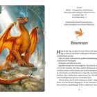 624 nV  
Marbh – Orangefarbener Dolchschwanz  
Brennan  

Ein orangefarbener Drache sitzt auf einem Felsen, umgeben von Sonnenstrahlen.