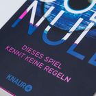 "DIESES SPIEL KENNT KEINE REGELN", Schrift in Pink auf einem dunklen Buchcover, darunter "KNAUR" in Blau.