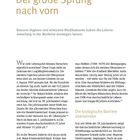 Seite 16. "Der große Sprung nach vorn." Bessere Hygiene und Medikamente lassen die Lebenserwartung ansteigen.