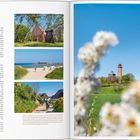 Jasmund und Wittow 24–25. Text über Rügen und Jakub Philipp Hackert. Fotos von Landschaften und einem Leuchtturm.