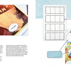 "BUMM", "Cool oder?", "Falsch: Langweilige Reihung...", "Richtig: Unterschiedliche Formen...", "wo bin ich?". Ein Comic-Panel und Rahmen.