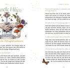 Teil 5: Schnelle Hilfen. Für typische Alltagssituationen. Illustrationen mit fließendem Wasser, Pilzen und Blumen.