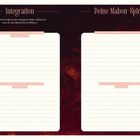 Integration - Deine Mabon-Spirale. Fragen zur Reflexion: Muster, Balance, Loslassen, Tragfähigkeit. Deko: Blätter, Eicheln.