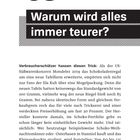 08 Warum wird alles immer teurer? Verbraucher- schützer hassen diesen Trick: Als der US- Süßwarenkonzern Mondelez...