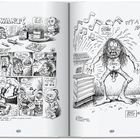 Comic-Illustration: Links "I WANT!" über einer unordentlichen Szene. Rechts "WHAT DOES IT ALL MEAN?" neben einer aufgewühlten Figur.