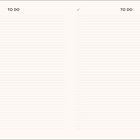 Zwei Spalten unter der Überschrift "TO DO", beide mit leeren, linienartigen Feldern.