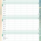 Kalenderblatt für Oktober mit Feiertagen: 
Tag der Dt. Einheit am 3., 
Nationalfeiertag (A) am 26., 
Ref. Tag/Halloween am 31.