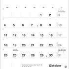 Text: Tag der Dt. Einheit/Erntedankfest, Nationalfeiertag (A), Ref.-Tag/'Halloween/Ende der Sommerzeit

Oktoberkalender.