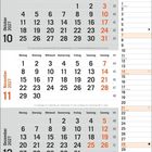 Kalender 2027 für Oktober bis Dezember, mit Feiertagen: Tag der Deutschen Einheit, Halloween, Volkstrauertag, Advent.