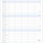 Kalenderseite Oktober 2022, Tage und Wochen dargestellt. Feiertage: 3. Oktober - Tag der Dt. Einheit; 31. Oktober - Reformationstag.