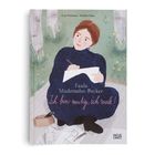 Text: „Anja Putensen · Kathrin Haas“, „Paula Modersohn-Becker“, „Ich bin mutig, ich male!“. Illustration einer Frau zeichnend.