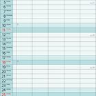 Kalender für Juli 2027: Tage, Wochenzahlen. Einfache Layout, Sonntag rot markiert.