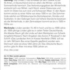 c) 1000 Jahre. Gattung: Linden umfassen 20-45 Arten. Winter- und Sommerlinde verbreitet. Merkmale: Bis 40 m hoch.