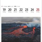 Kalenderwoche 29 im Juli; Tage vom 19. bis 25.; Bild zeigt einen Lavastrom auf der Reykjanes-Halbinsel.