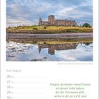 "Mögest du immer einen Freund an deiner Seite haben, der dir Vertrauen gibt, wenn es dir an Licht und Kraft gebricht." Bild einer Abtei.