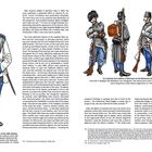 K.k. Austrian line infantryman of the 19th Infantry Regiment in parade dress. K.k. Austrian foot soldiers in field dress.