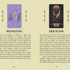 REINIGUNG: Bedeutung der Reinigung von Räumen und sich selbst. DER ALTAR: Ort für symbolische Gegenstände und spirituellen Kontakt.