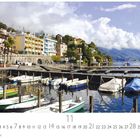 Text: "Lago Maggiore", "11", "CASARES EDITION". 

Eine malerische Uferpromenade mit bunten Häusern und Booten in einem ruhigen Hafen.