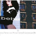 Text: "Feuerleitern in Soho", "bebe". Eine Frau auf einem Plakat, daneben ein Backsteingebäude mit Feuerleitern.