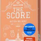 „ELLE KENNEDY“, „THE SCORE“, „MITTEN INS HERZ“. Orange Cover, Eishockey-Motive, blaues Prime- und rotes SPIEGEL-Label.