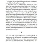 Seite 17. Eine Textpassage beschreibt eine Szene in geselligem Beisammensein, gefolgt von einer Begegnung mit einem Gast.