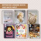 "ENTDECKE UNSERE KOCH- UND BACK-WELT" über sechs Kochbuchcovern; Themen: Brot, Aufläufe, ARD Buffet, Schneckentag.