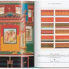 Links detaillierte klassisch-antike Architekturmalerei, rechts Ornamente in Streifen. Texte: "Vol. 2 – General Description".