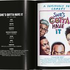 Texte: “She's Gotta Have It”, Genre: Comedy, Director: Spike Lee. Rechts ein Filmplakat mit lachenden Gesichtern.