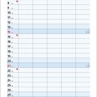 Kalender für November mit Wochentagen und Zahlen. Unten Illustration mit Schafen, die bunte Regenschirme halten.