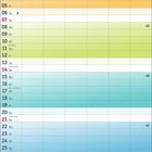 Kalenderblatt für November 2027 mit Feiertagen wie Allerheiligen und Totensonntag. Montag bis Sonntag farblich abgesetzt.