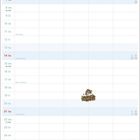 Kalender für November mit vielen Comics von Tieren in verschiedenen Szenen, darunter Igel und Eichhörnchen.