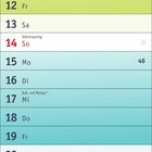 Kalender für November 2027, beginnend mit Allerheiligen am 1. November, endend mit dem 1. Advent am 28. November.