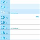 Kalenderblätter November 2027, wichtige Tage: Allerheiligen, Martinstag, Volkstrauertag, Buß- und Bettag, Totensonntag, 1. Advent.