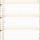 "November", mit Feiertagen wie Allerheiligen, Martinstag, Volkstrauertag und 1. Advent. Blumenmuster-Rahmen.