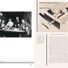 Text: "Charlotte au pays des Soviets. Waleria Dorogova." Illustration eines modernen Gebäudes, daneben unscharfes Foto von Personen.