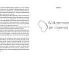 Kapitel 2. Willkommen im Internet. Zeichnung eines Schmetterlings, langer Text über Selbstfindung und Internetanschluss.