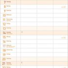 Kalenderblatt: November 2027, Wochentage, Feiertage markiert. Bunte grafische Akzente oben links und unten rechts.