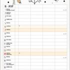 Kalenderblatt für November 2027, illustriert mit Kleiber (Sitta europaea) und floralen Elementen. Wochentage aufgelistet.