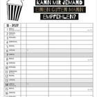 Kalendervorlage für November 2027 mit Film-Motiv. Text: "Kann mir jemand einen guten Mann empfehlen?".