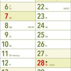 Kalenderblatt für November 2027 mit Feiertagen: Allerheiligen, Buß- und Bettag, Totensonntag, 1. Advent.