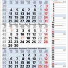 Kalender für die Monate Oktober bis Dezember 2027. Wochen und Daten sind in Spalten angeordnet, Sonntage rot hervorgehoben.