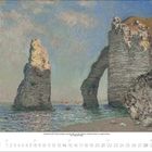 Der Text: "11 2023." Illustration: Klippen am Meer mit natürlichen Felsstrukturen und klarem Himmel im impressionistischen Stil.