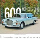 600 MERCEDES-BENZ 1969. Ein klassisches silbernes Auto mit einem eleganten, zeitgenössischen Design im Freien. Datum: November.
