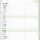 Text: „Auch leise Schritte führen ans Ziel.“ Darunter Kalender für November 2027. Illustration mit grünem Blattzweig.