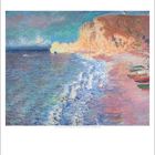 November. Claude Monet (1840–1926), Morgen an der Seine, 1893. Kalenderblatt mit impressionistischem Gemälde.